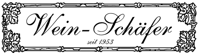 Wein-Schäfer – Original-Logo seit 1953 in Schwarz