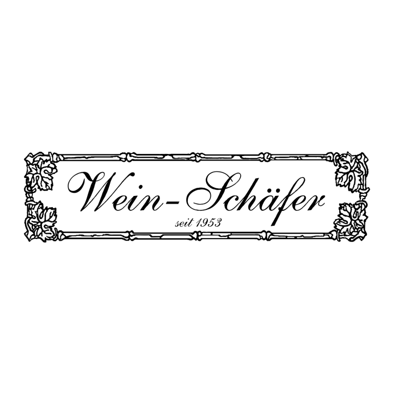 Wein-Schäfer seit 1953 Wein-Schäfer – Original-Logo seit 1953 in Schwarz