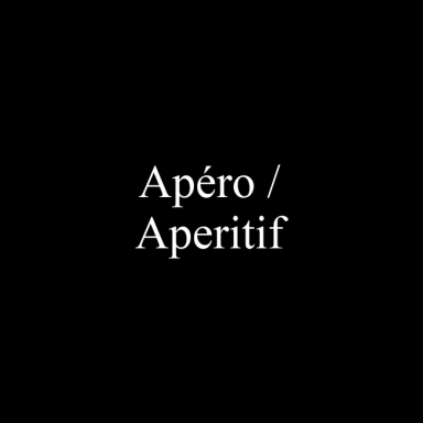Kategorie Apéro / Aperitif