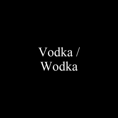Kategorie Vodka / Wodka