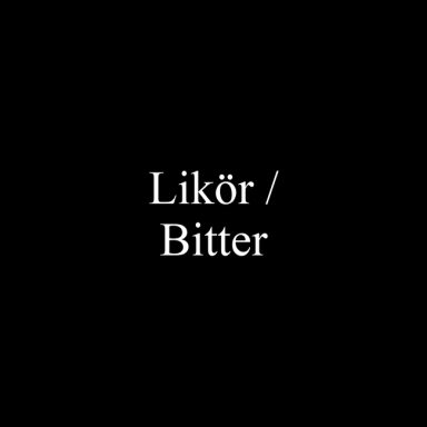 Kategorie Likör / Bitter